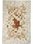 Krem & Kahverengi Doğal Dana Derisi Patchwork Halı 140 x 200 cm 1