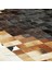 Krem & Kahverengi Dana Derisi Patchwork Halı 200 x 300 cm 3