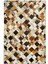 Çok Renkli Doğal Dana Derisi Patchwork Halı 140 x 200 cm 1