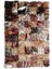 Çok Renkli Doğal Patchwork Doğal Kürk Halı 120 x 180 cm 1