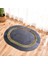 Varaklı Oval Peluş Halı & Paspas 80 x 150 cm 2