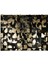 Krem & Siyah Patchwork Doğal Dana Derisi Halı 200 x 300 cm 1