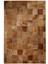 Leopar Desenli Kahverengi Rengi Doğal Dana Derisi Halı 160 x 230 cm 1