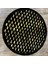 Yuvarlak Siyah Gold Peluş Halı 150 x 150 cm 3