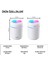 H2O Humidifier Hava Nemlendirici Oda Araç Ortam Nemlendirici Işıklı 3 Farklı Renk Buhar Makinesi 3