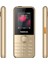 Kamerasız LED Fenerli Hafıza Kart Girişli Tek Hatlı Tuşlu(Asker Telefonu Hızlı Arama Oyun Fm- Radyo) Gold 1
