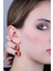 Gümüş Altın Yaldızlı Sade Ear Cuff Kıkırdak Küpe 1