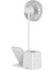 SL-M9055 Beyaz Typec 10W Kablosuz Şarj Cihazı Fanlı Kalemlikli Masa Lambası 4