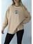 Baskılı Üç Iplik Sweat Vizon - DL420.1266.1 3