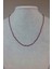 Lal (Garnet - Granat ) Taşı 2mm Kolye (Sabit Klipsli) 1