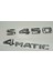 Benz S450 4matic Bagaj Krom Metal 3m 3D Yazı Logo 2