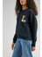 Loose Fit Rahat Kesim Pamuk Bisiklet Yaka Sweatshirt10 3
