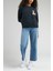 Loose Fit Rahat Kesim Pamuk Bisiklet Yaka Sweatshirt10 4
