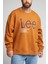 Regular Fit Normal Kesim %100 Pamuk Bisiklet Yaka Karamel Sweatshirt 1