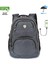 1550-2226 Unisex Anatomik Yarasa Sırt Okul Çantası - NKT01550-GRI-TEK Ebat 2