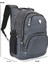 1550-2226 Unisex Anatomik Yarasa Sırt Okul Çantası - NKT01550-GRI-TEK Ebat 5