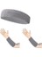 Sporcu Havlu Bandana Headband ve 2 Adet Uzun Basketbol Tenis Futbol Için 1