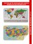 Eğitici - Öğretici Dünya ve Türkiye Haritası Çocuk Odası Duvar Sticker I 3885 1