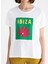 Bisiklet Yaka Baskılı Beyaz Kadın T-Shirt Layana10 4