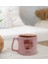 Gift Kişiye Özel Isimli Pastel Pembe Middle Kupa Bardak, Arkadaşa Hediye, Ev Hediyesi, Doğum Günü Hediyesi, Ofis Hediyesi-1 1