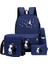 Cartoon Kitten Ortaokul Sırt Çantası 4 Parçalı Set (Yurt Dışından) 1