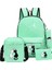Cartoon Kitten Ortaokul Sırt Çantası 4 Parçalı Set (Yurt Dışından) 1