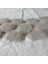 Krem Renk Peluş Halı & Paspas 150 x 150 cm 2