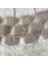 Krem Renk Peluş Halı & Paspas 150 x 150 cm 4