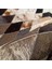 Dana Derisi Egzotik Patchwork Halı 150 x 150 cm 5