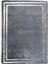 Gümüş Varaklı Gri Peluş Halı 120 x 180 cm 1