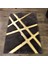 Gri Gold Bordürlü Peluş Halı 120 x 180 cm 1