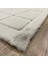 Kareli Gri Renk Yumuşak Çocuk Odası Peluş Halı 170 x 240 cm 3