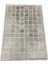 Kareli Gri Renk Yumuşak Çocuk Odası Peluş Halı 80 x 150 cm 1