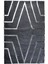 Gümüş Varaklı Gri Peluş Halı 120 x 180 cm 1