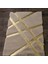 Krem Gold Bordürlü Peluş Halı 80 x 150 cm 5