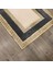 Krem Antrasit Gold Bordürlü Peluş Halı 200 x 300 Cm 3