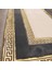 Krem Antrasit Gold Bordürlü Peluş Halı 200 x 300 Cm 5