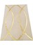 Krem Gold Bordürlü Peluş Halı 120 x 180 Cm 1