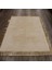 Krem Gold Bordürlü Peluş Halı 200 x 300 Cm 1