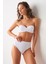 Angela High Leg Bikini Tek Alt Beyaz 239203 2