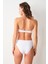Angela High Leg Bikini Tek Alt Beyaz 239203 3