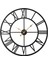 Metal Duvar Saati 76CM Siyah 1