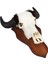 Beyaz Buffalo Dekoratif Kafa 3