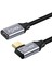 USB C Uzatma Kablosu 90 Derece Gen 2 Usb-C 3.1 Erkek/kadın Video Kablosu - Siyah (Yurt Dışından) 1