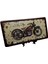 Dekoratif 3D Metal Plaka Harley Davidson 1933 Black And Mandarin Red 30CM 3