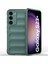 Samsung Galaxy S23+ İçin Yumuşak Kauçuk Şok Emici Telefon Kılıfı - Yeşil (Yurt Dışından) 1