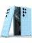 Samsung Galaxy S23 Ultra İçin Yumuşak Kauçuk Şok Emici Telefon Kılıfı - Mavi (Yurt Dışından) 2