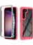Samsung Galaxy S23+ İçin Hibrit Bumper Tam Koruma Telefon Kılıfı - Pembe (Yurt Dışından) 1