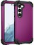 Samsung Galaxy S23 İçin Yumuşak Silikon Sert Pc Tampon Telefon Kılıfı - Mor (Yurt Dışından) 3