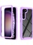 Samsung Galaxy S23+ İçin Hibrit Bumper Tam Koruma Telefon Kılıfı - Mor (Yurt Dışından) 1